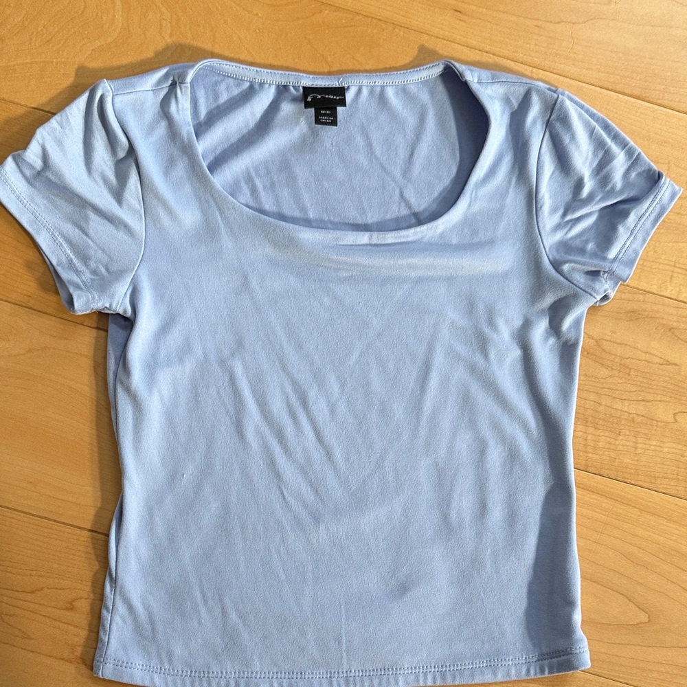 Art Class Light Blue Kids' Blouse